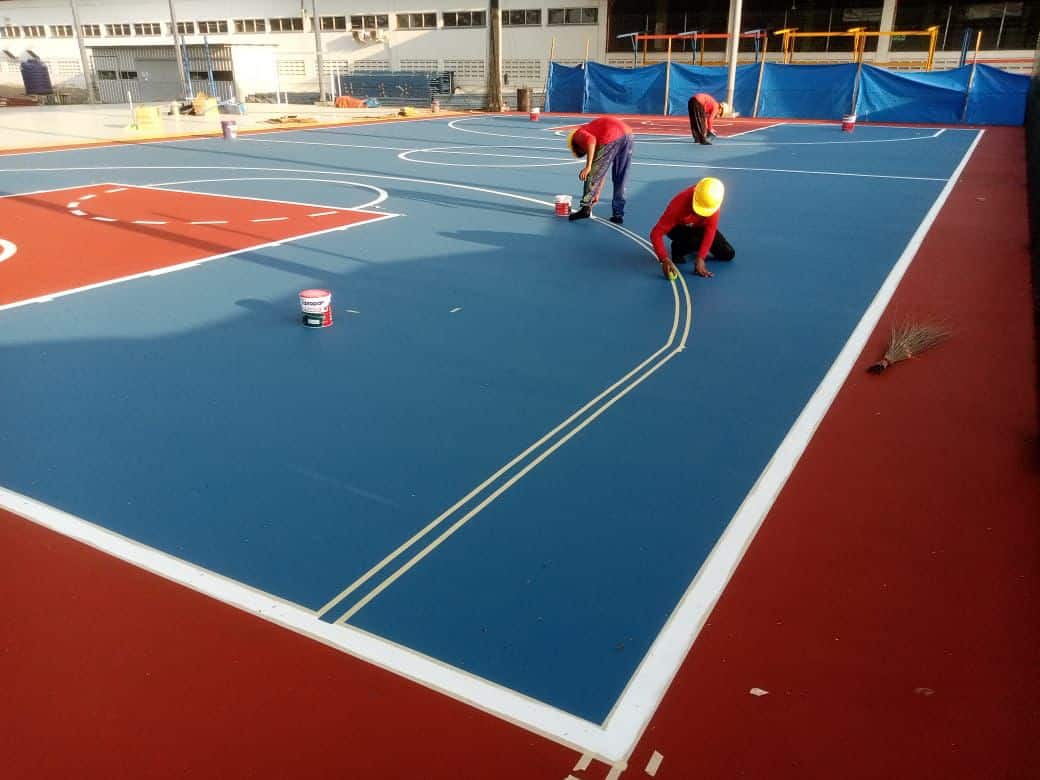 Spesialis Flooring Lapangan Olahraga
